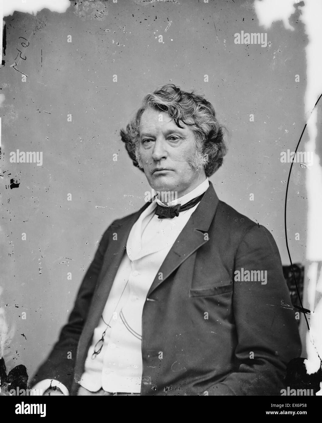 Senator Charles Sumner, c. 1861 Stock Photo