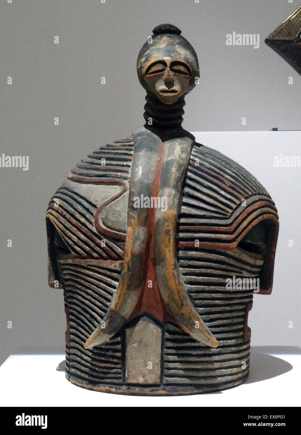 Janus helmet mask from the Congo, Songye. The Songye people were well