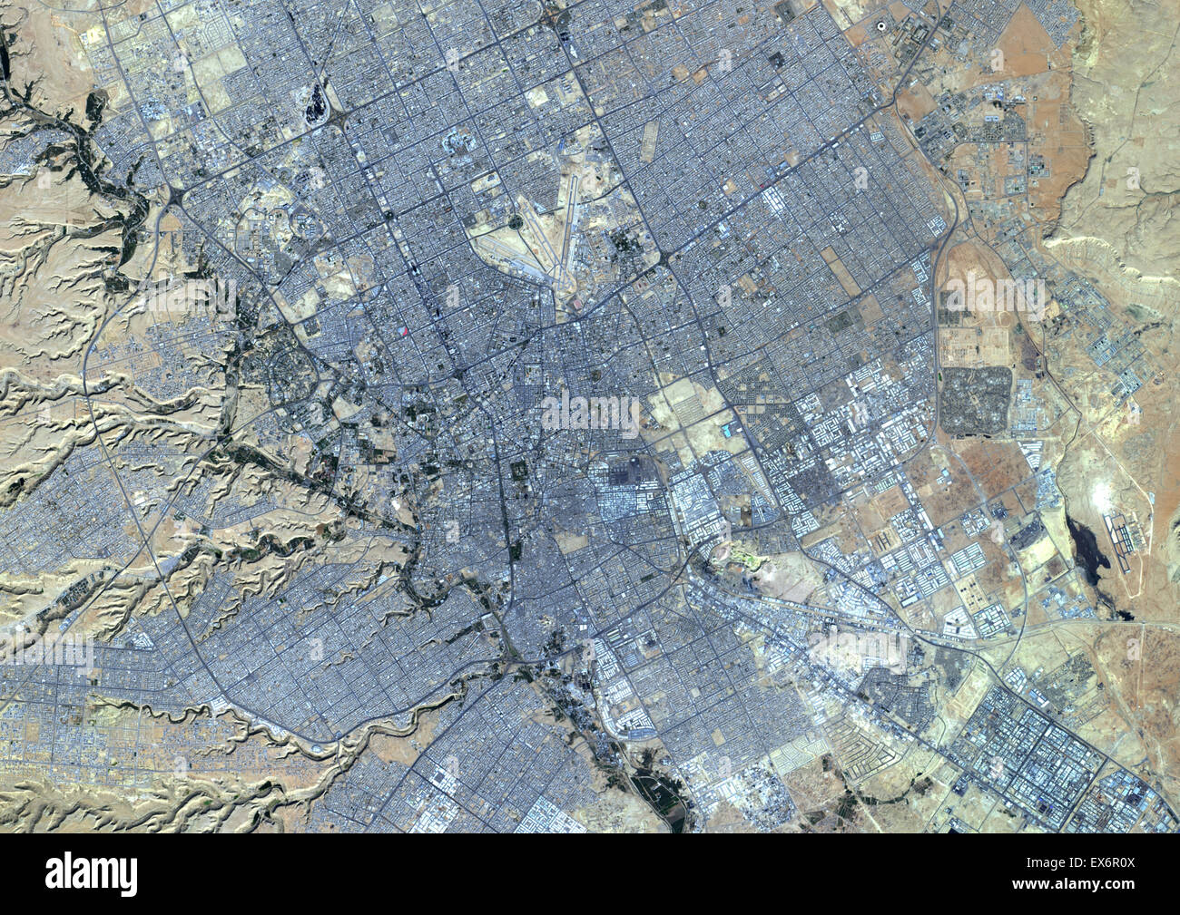Satellite Map Of Saudi Arabia Shaded Relief Outside