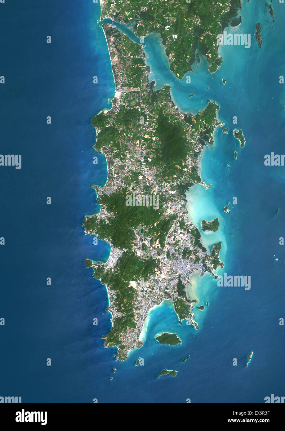 Colour satellite image phuket thailand hi-res stock photography and ...