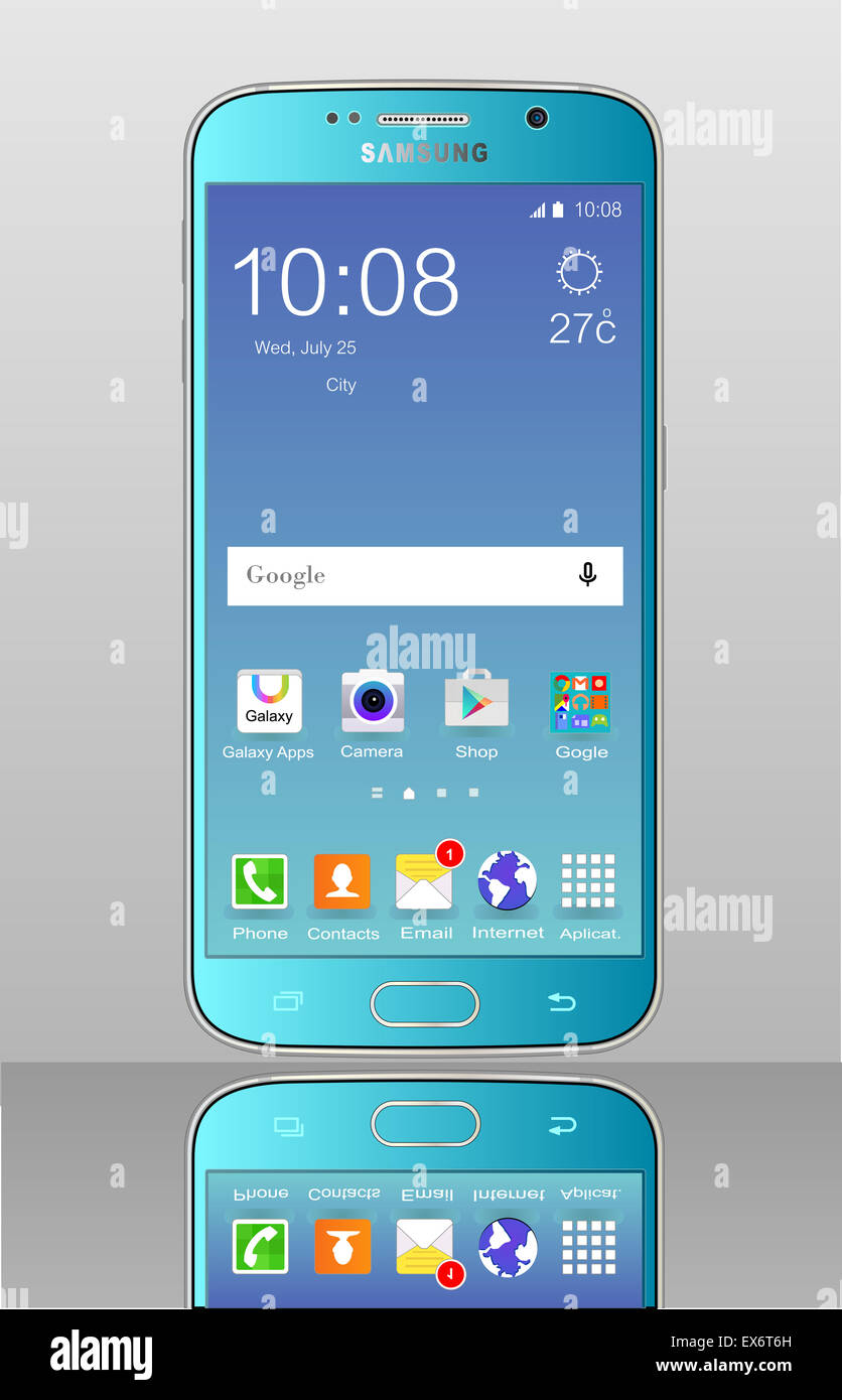 Samsung galaxy s6 Stock Photo