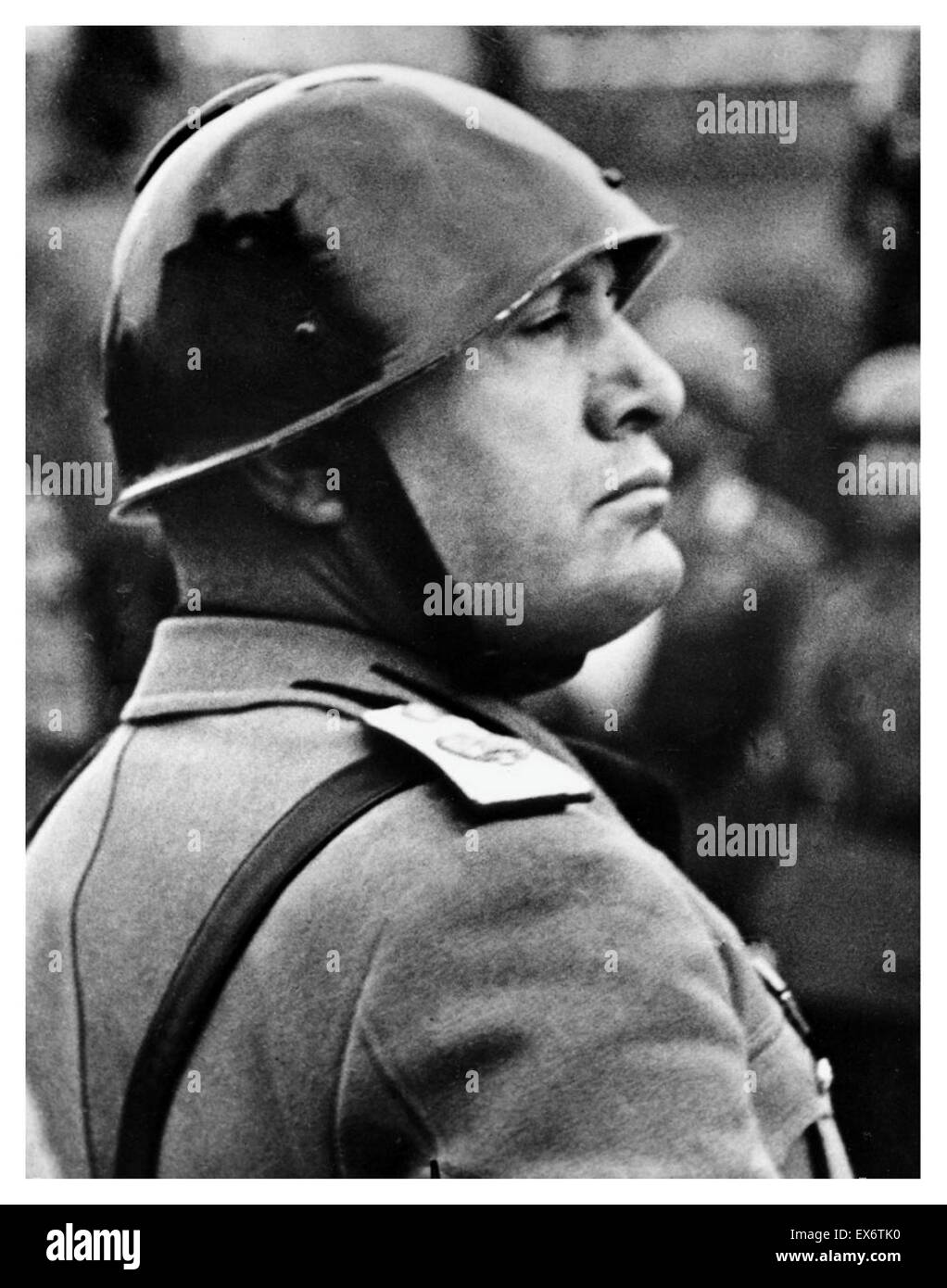Benito Mussolini (1883 – 28 April 1945) Italian politician, journalist, and leader of the National Fascist Party 1940 Stock Photo