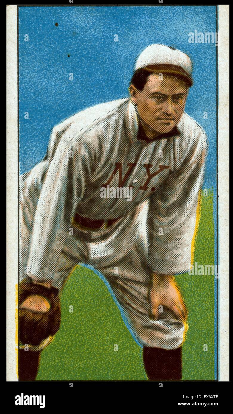 Mike Donlin, New York Giants, Baseball card portrait. Sponsor : American tobacco company. Stock Photo
