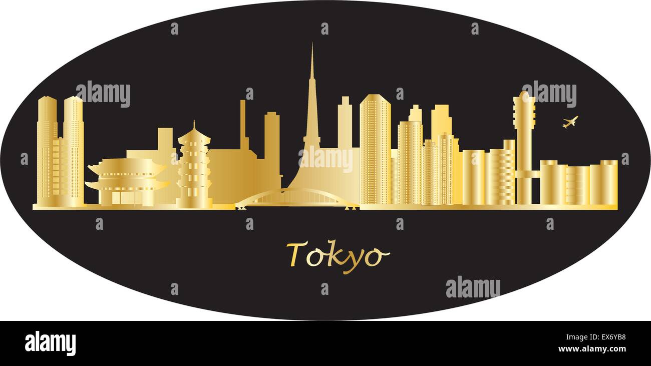 city of skyline tokyo Stock Vector Image &amp; Art - Alamy