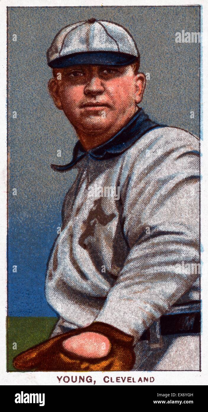 Cy young baseball card hi-res stock photography and images