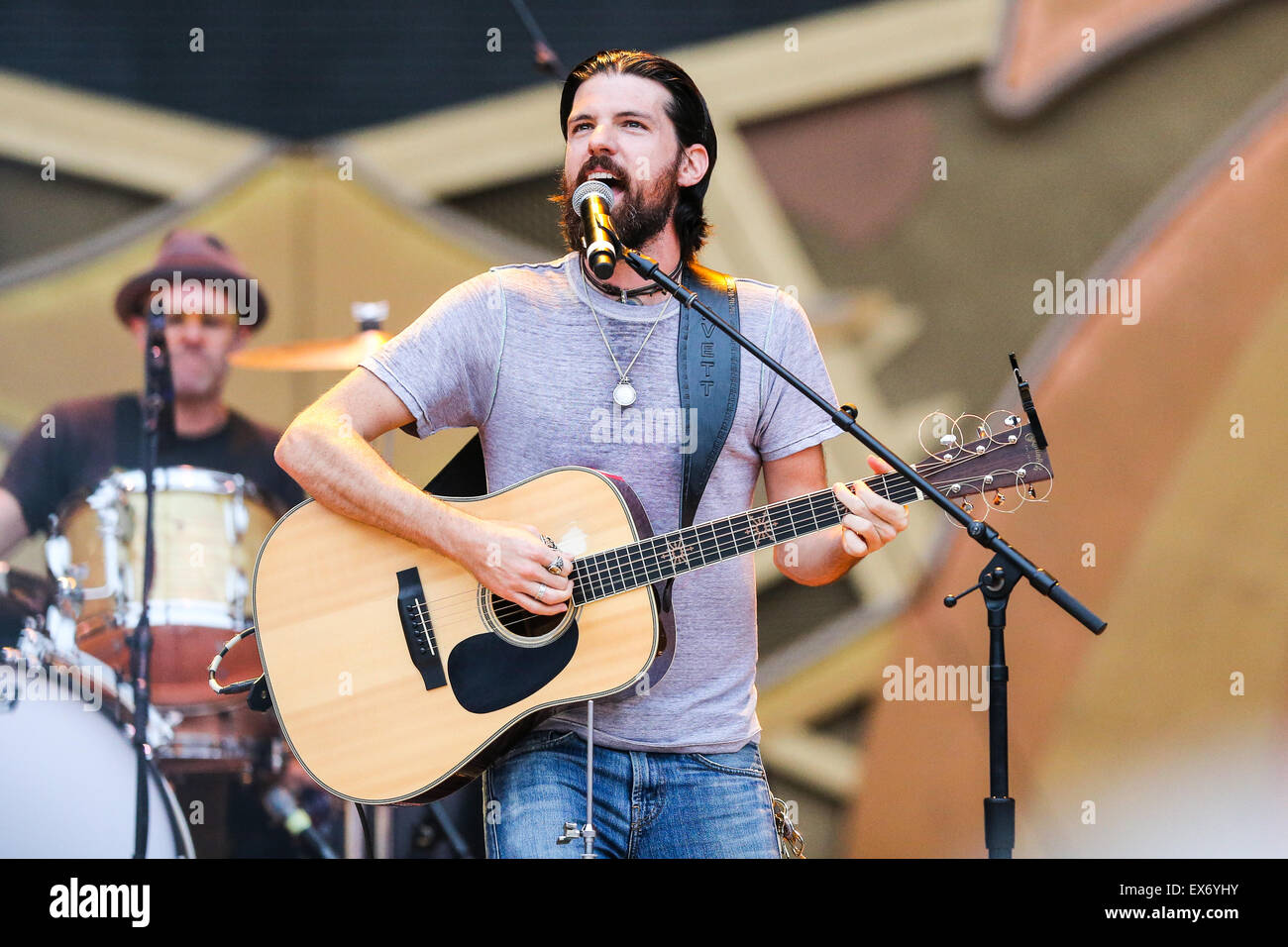 The Avett Brothers perform live in concert Stock Photo - Alamy