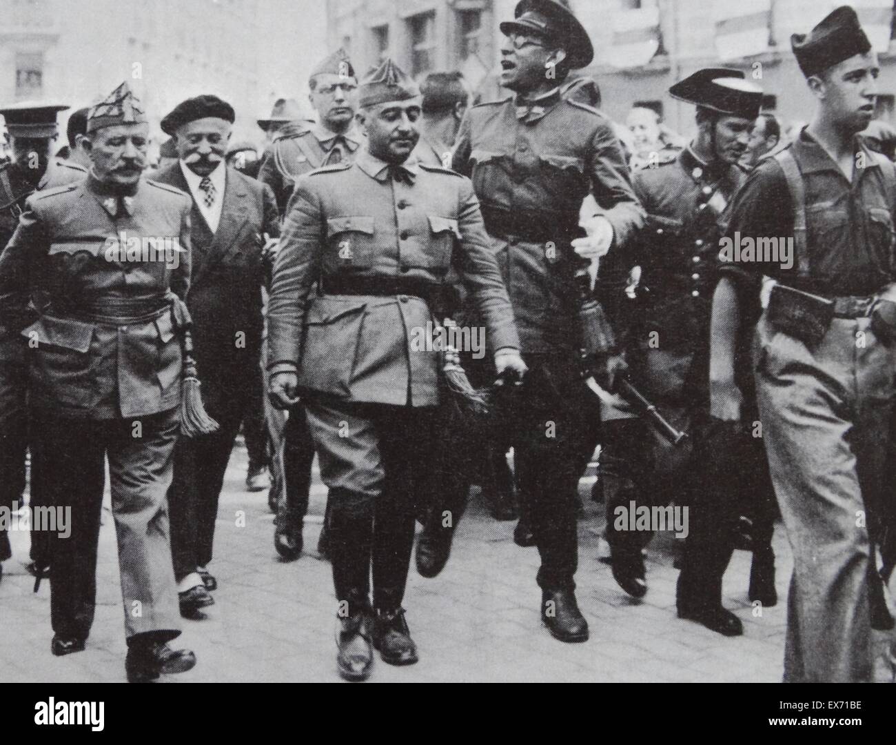 1936 photograph of Francisco Franco 18921975. Nationalist leader of