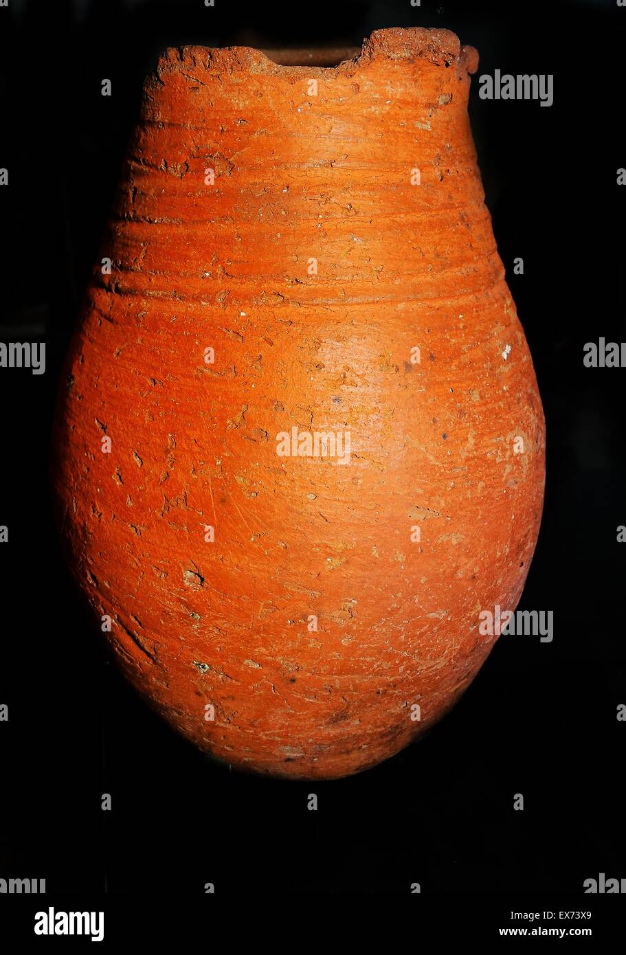Egyptian pottery vessels Middle Kingdom, about 1900-1800 BC From Buhen Stock Photo