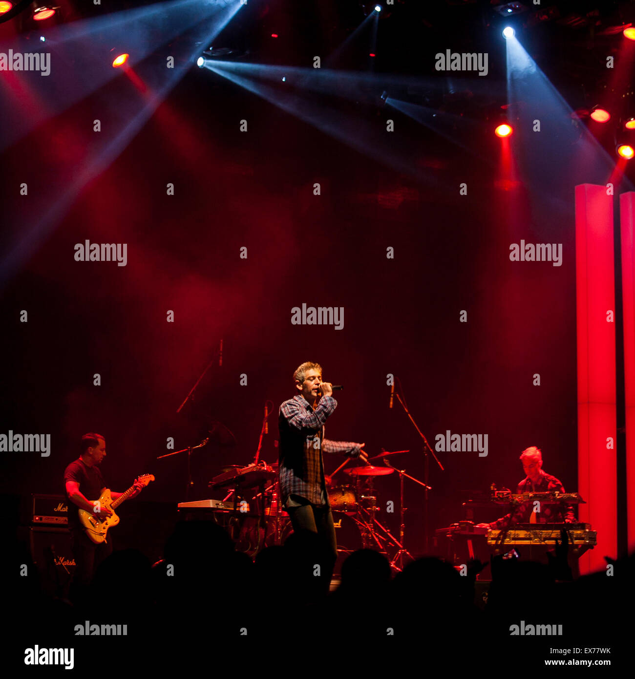 MOSCOW, RUSSIA - 7 DECEMBER, 2014 : Big live concert of Matthew Paul Miller known as Matisyahu at Glavclub Stock Photo