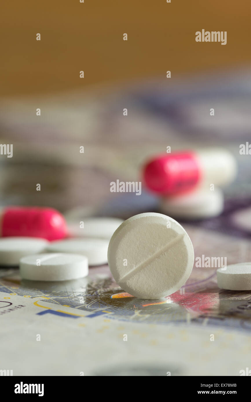 Mixture pills aspirin Ibuprofen painkiller over the counter without a