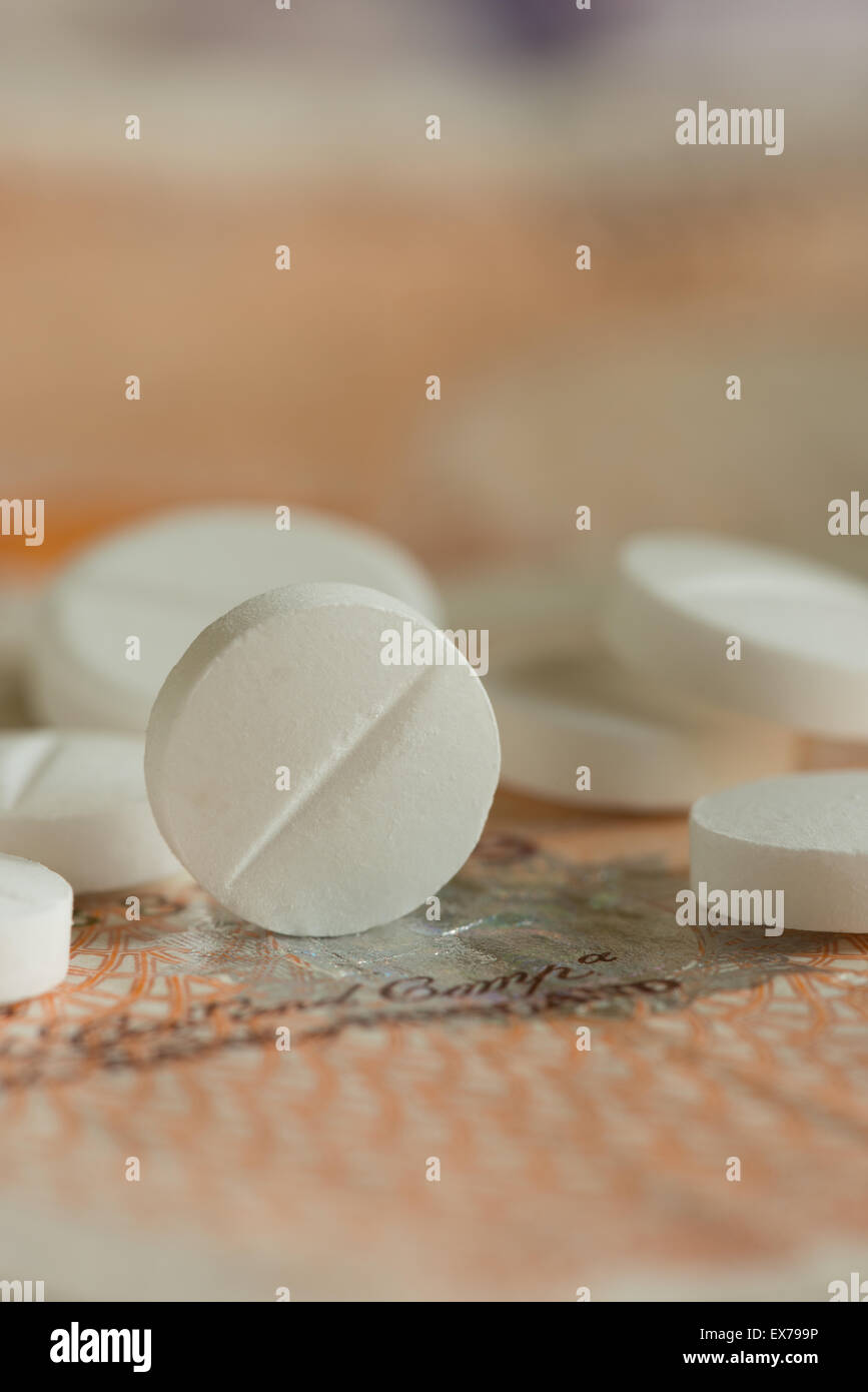 Mixture pills aspirin Ibuprofen painkiller over the counter without a