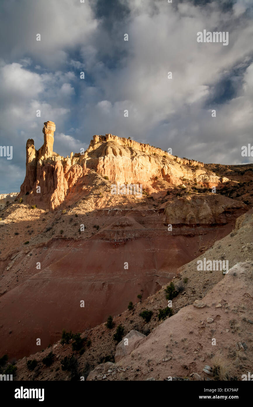 Chimney Rock, Ghost Ranch, New Mexico USA Stock Photo - Alamy