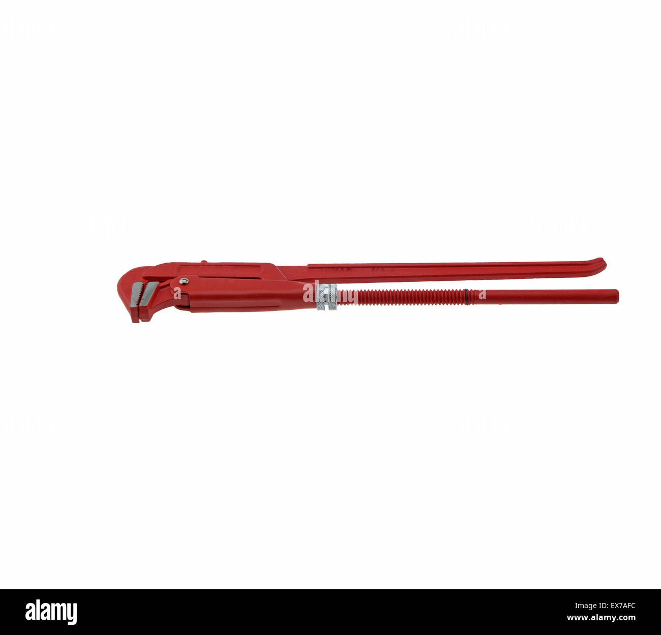 New Pipe wrench isolated on white background Stock Photo - Alamy