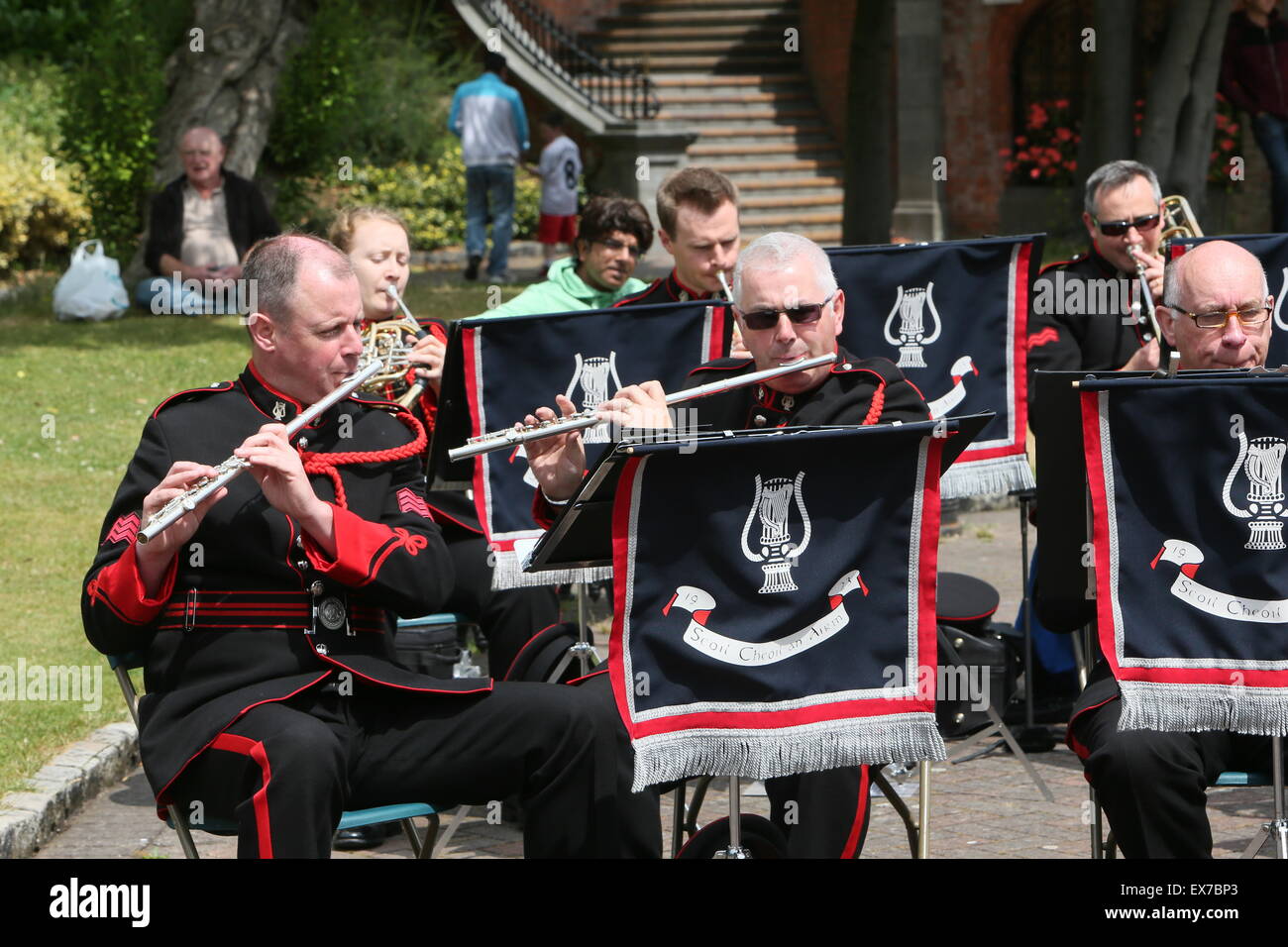 Dublin, Ireland. 8th July, 2015. Image from the lunchtime performance