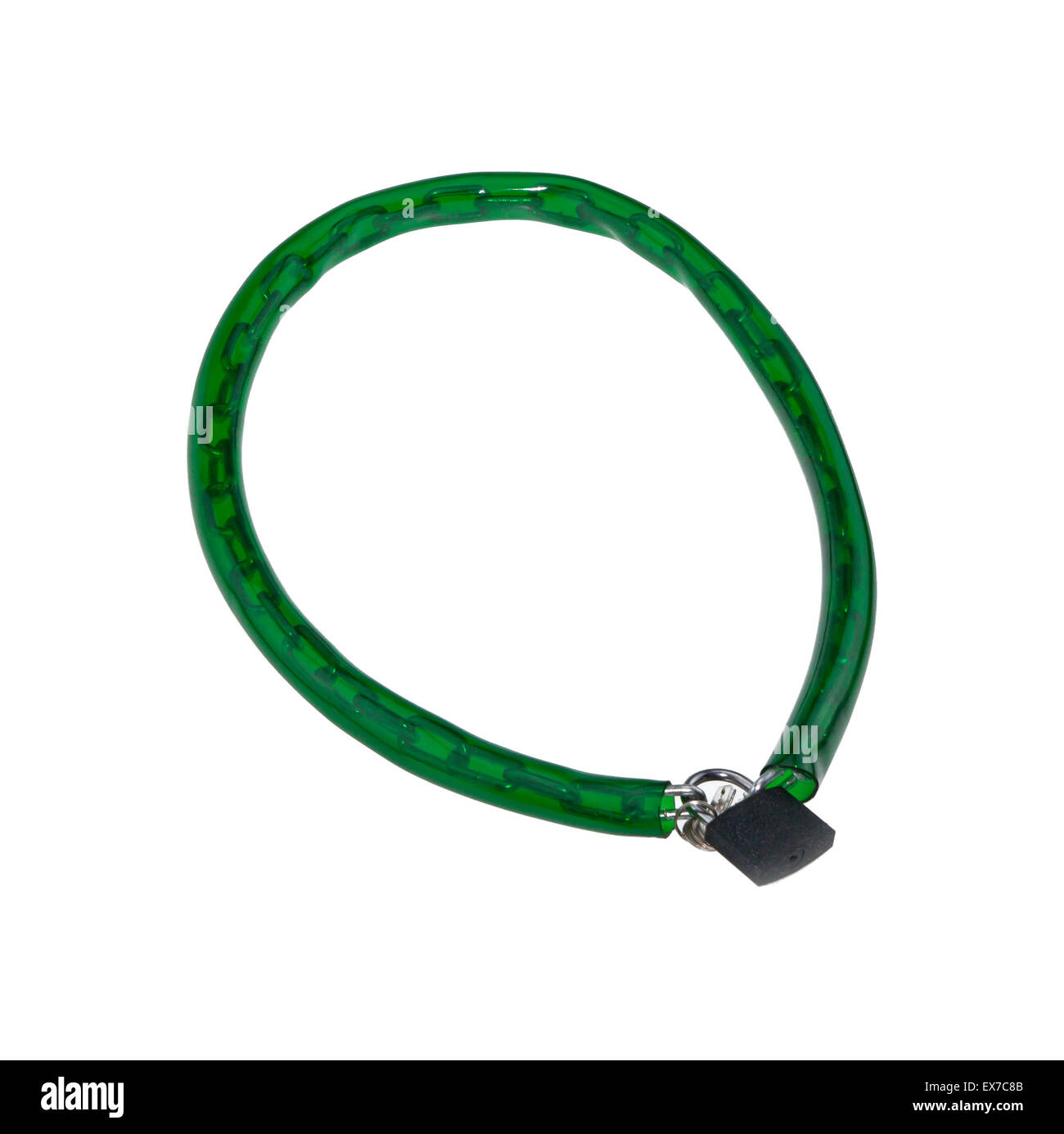 Key Chains and locks isolated on white background Stock Photo Alamy