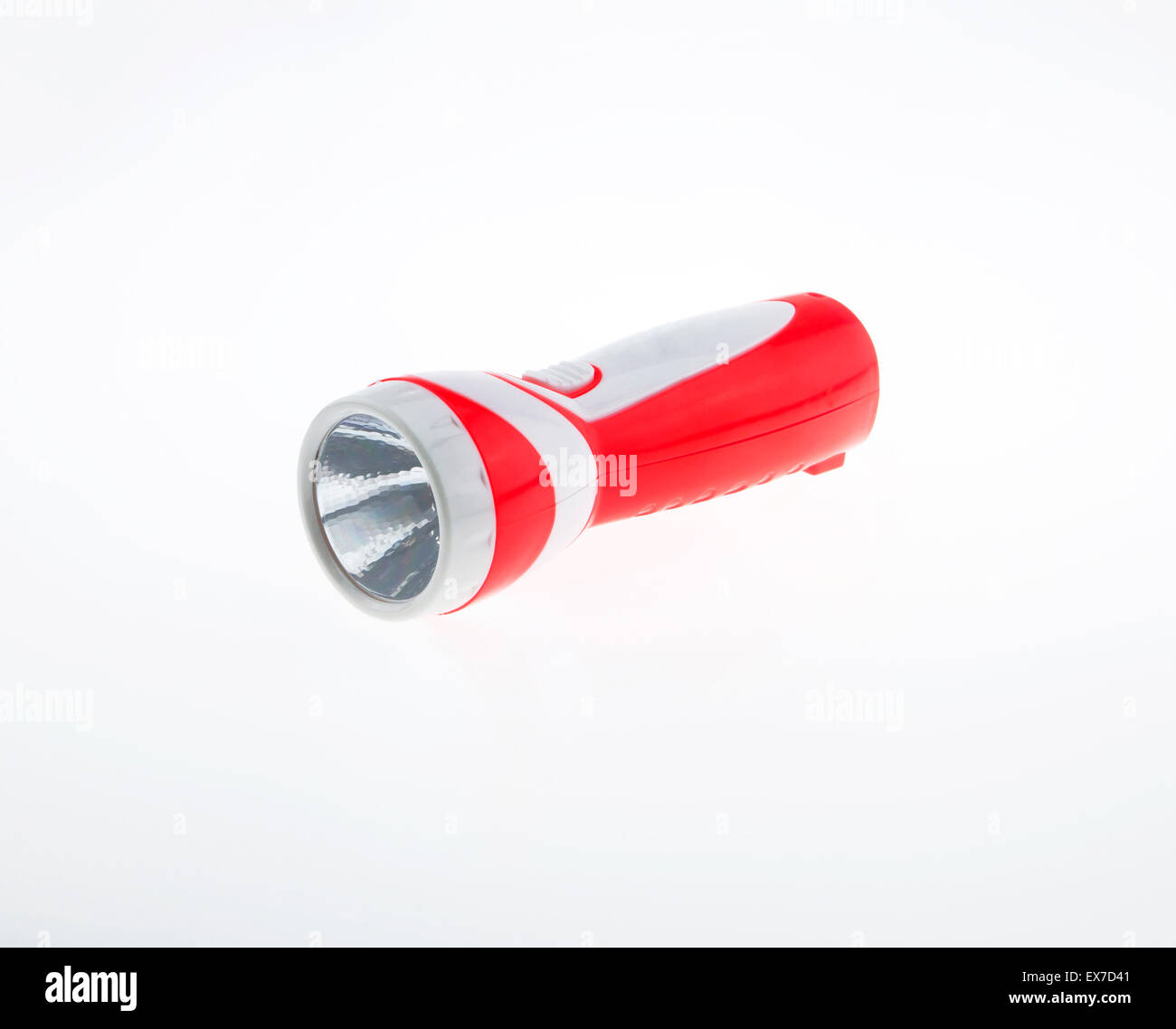 new flashlight isolated on white background Stock Photo - Alamy