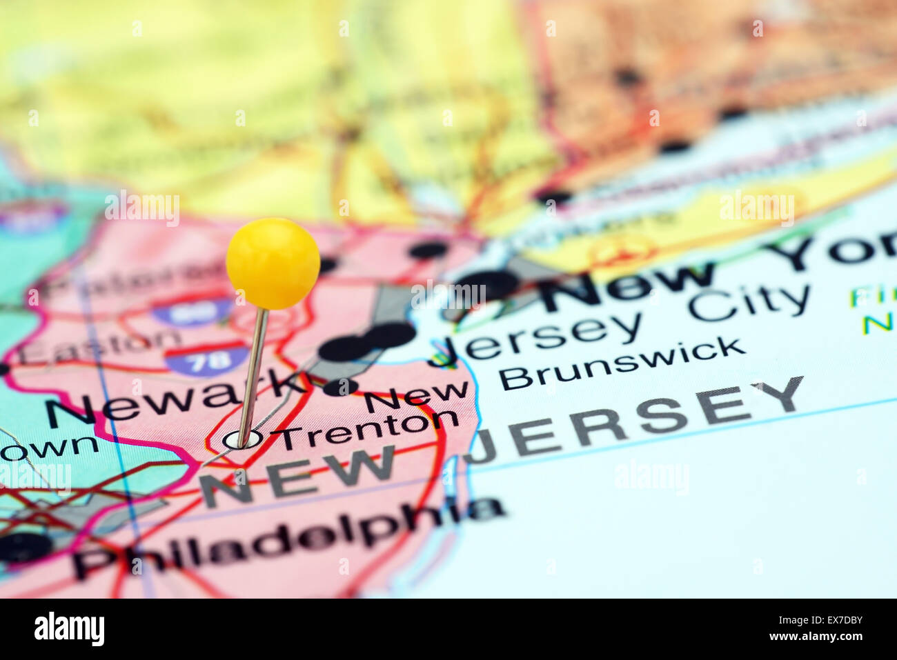 Map of trenton hires stock photography and images Alamy