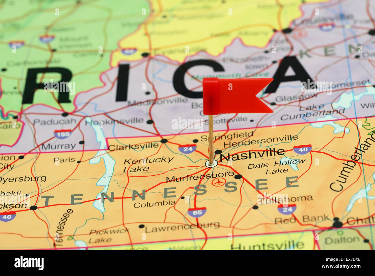 Map of nashville hires stock photography and images Alamy