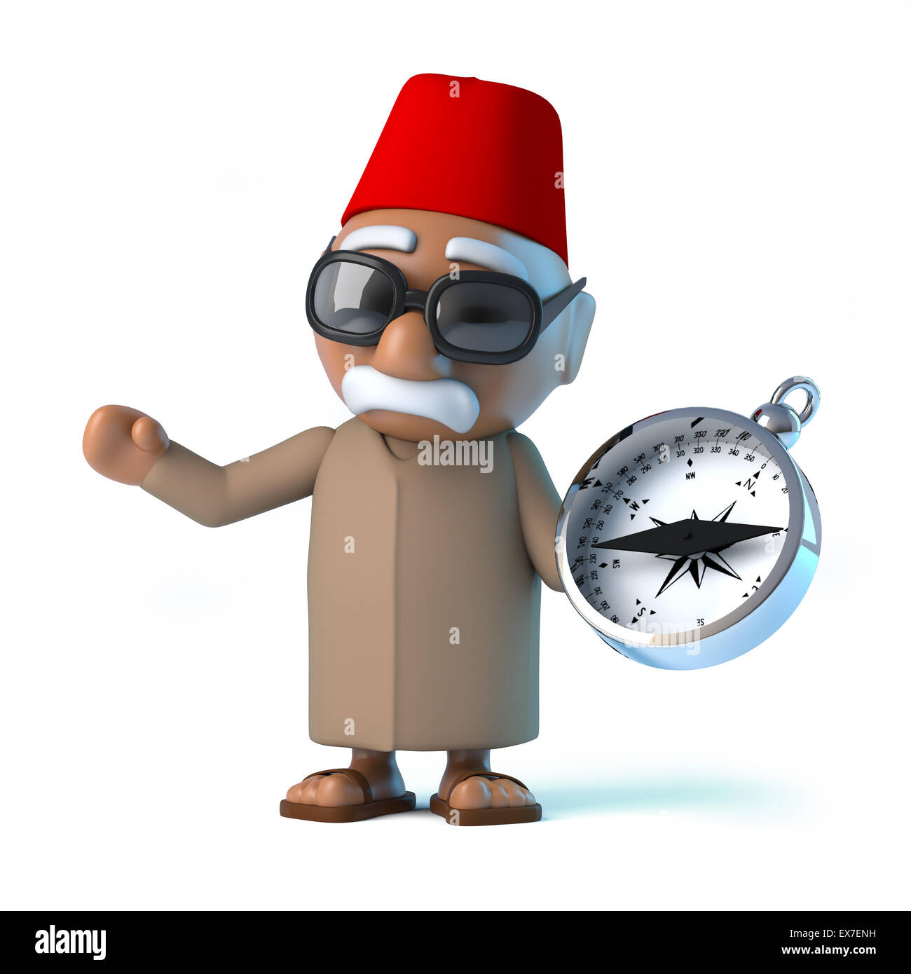 3d Render Of A Moroccan Using A Compass To Navigate Stock Photo Alamy 3d render of a moroccan using a compass to navigate stock photo alamy