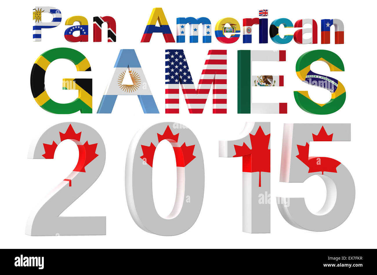 2015 Pan American Games concept Stock Photo Alamy