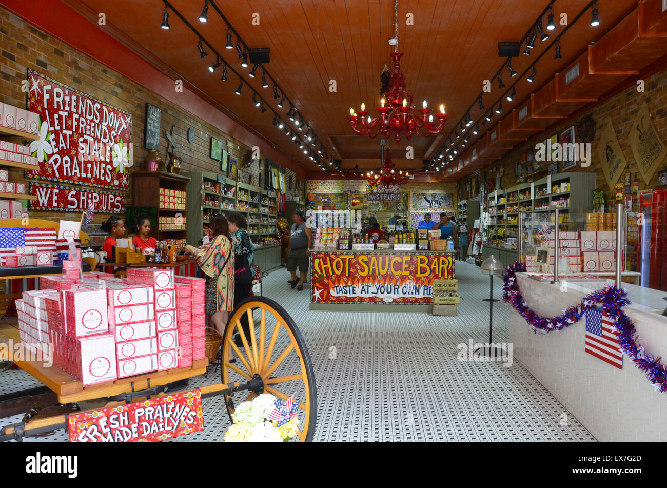 hot sauce bar new orleans Stock Photo Alamy