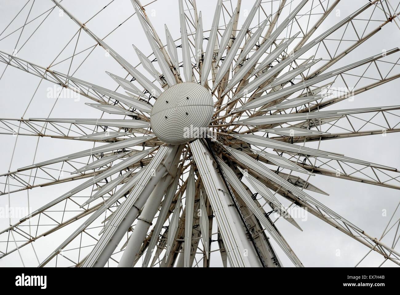 Freij Entertainment Ferris wheel, Keel Wharf, Liverpool Stock Photo
