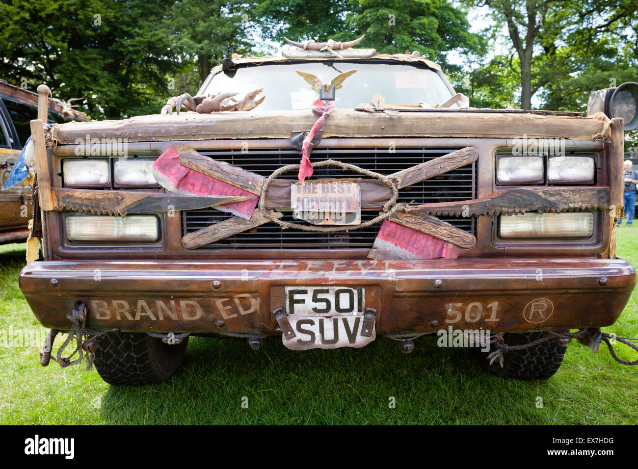 Classic American car, on show in a British owners show, Tatton Park, Chesire UK Stock Photo Alamy