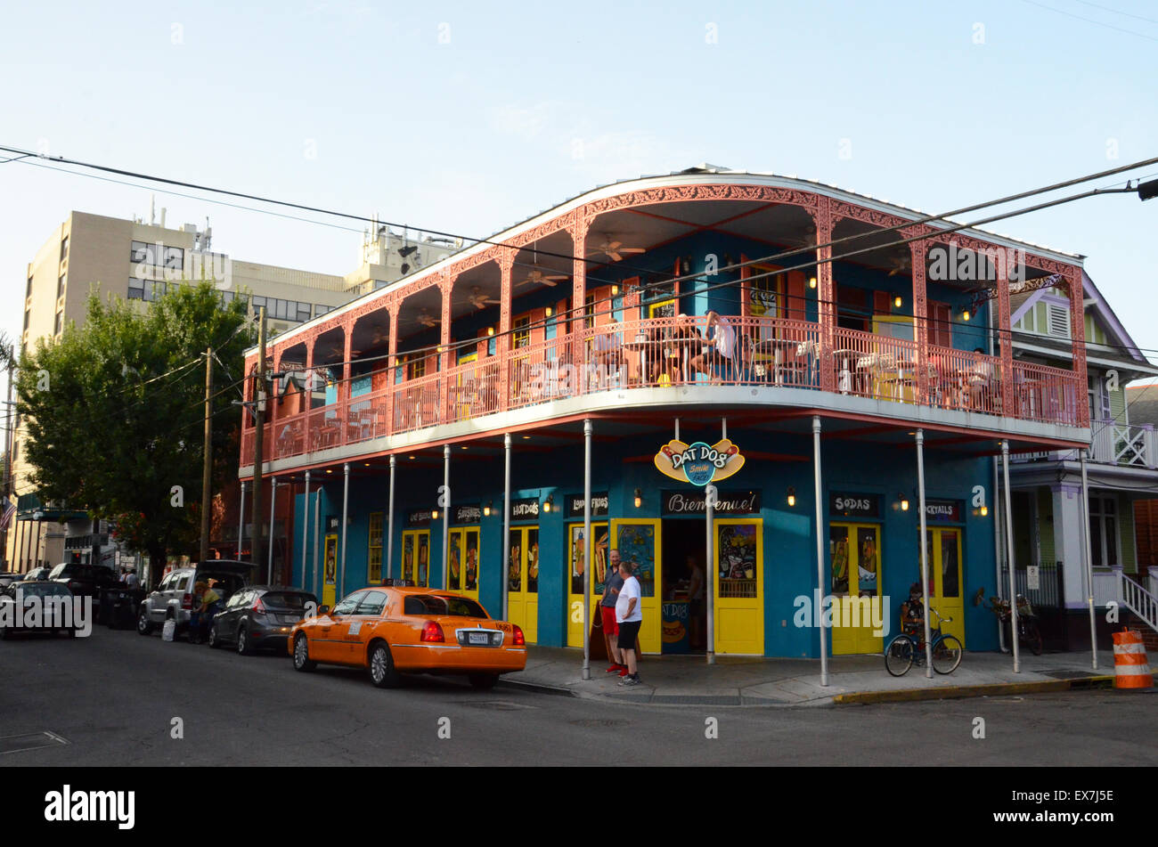 frenchman st bar new orleans Stock Photo Alamy