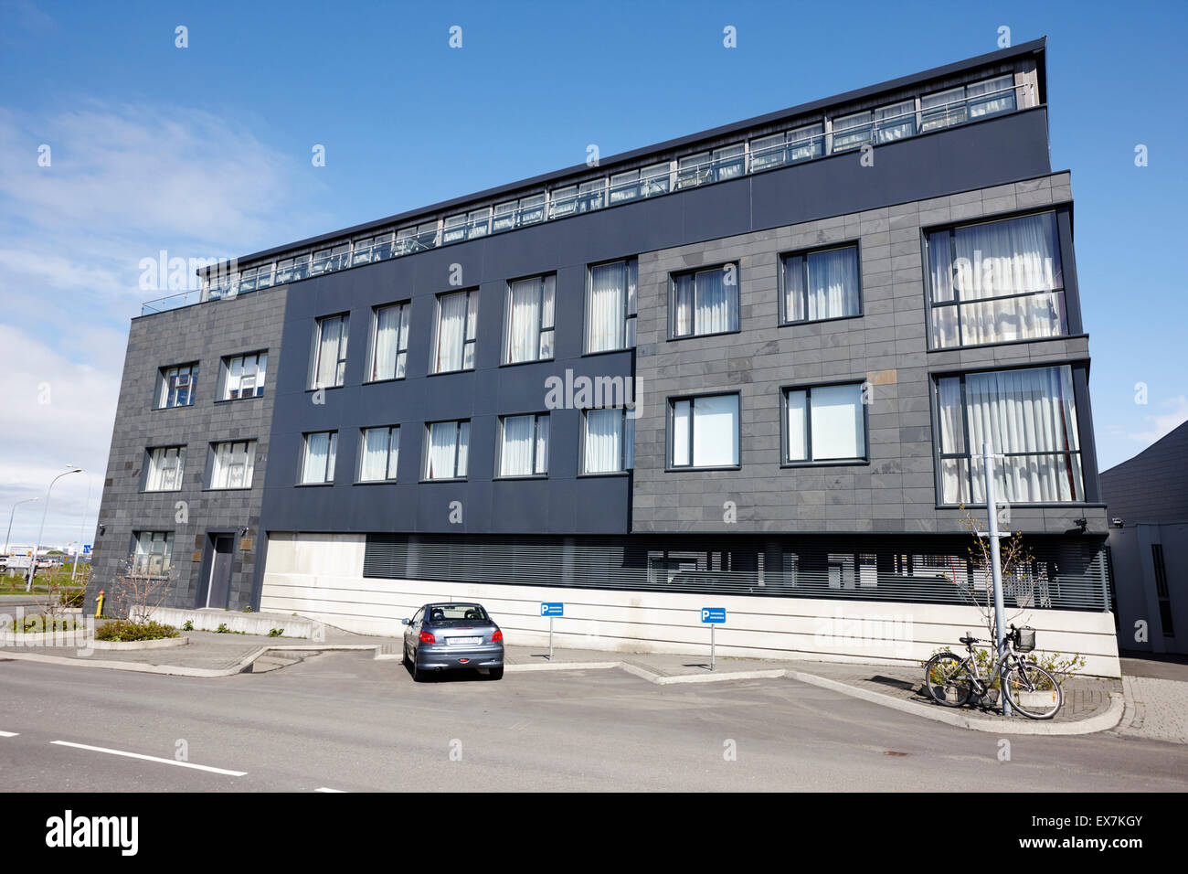 chinese embassy building reykjavik iceland Stock Photo