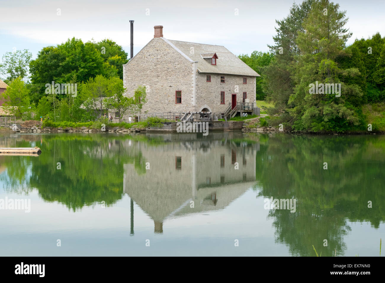 Flour Mill at Upper Canada Village Stock Photo Alamy