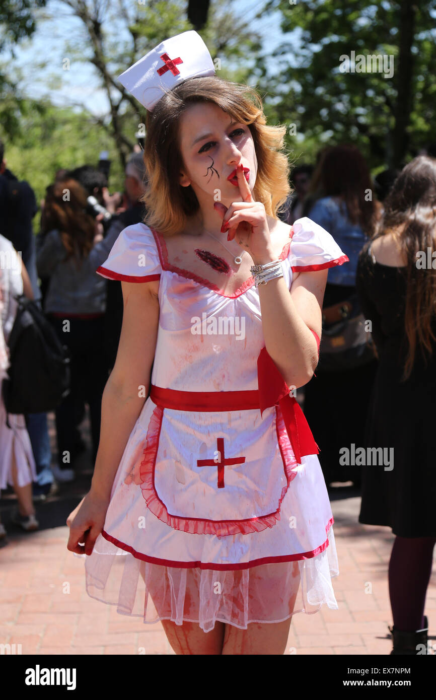 Zombie nurse costume hires stock photography and images Alamy