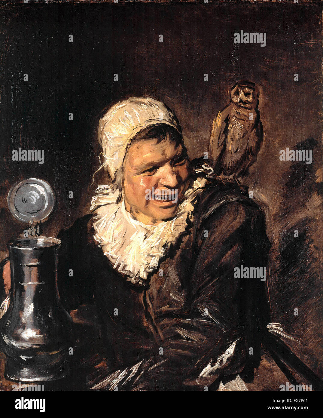 Frans Hals, Malle Babbe. Circa 1633. Oil on canvas. Gemaldegalerie, Berlin, Germany. Stock Photo