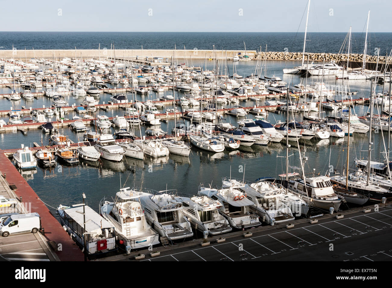 Leisure port of Palamos. Stock Photo