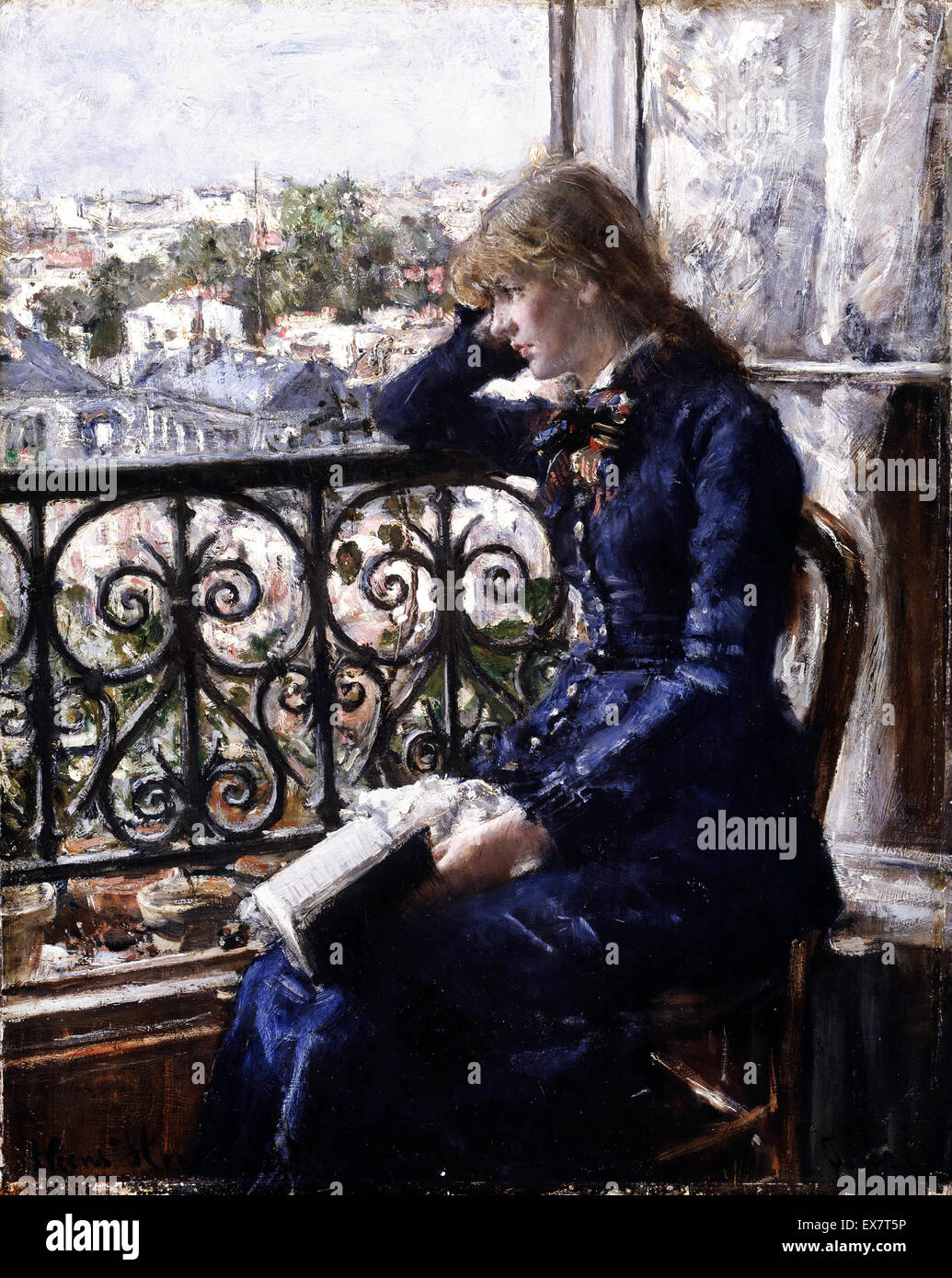 Hans Heyerdahl At the Window 1881 Oil on canvas. National Museum of Art