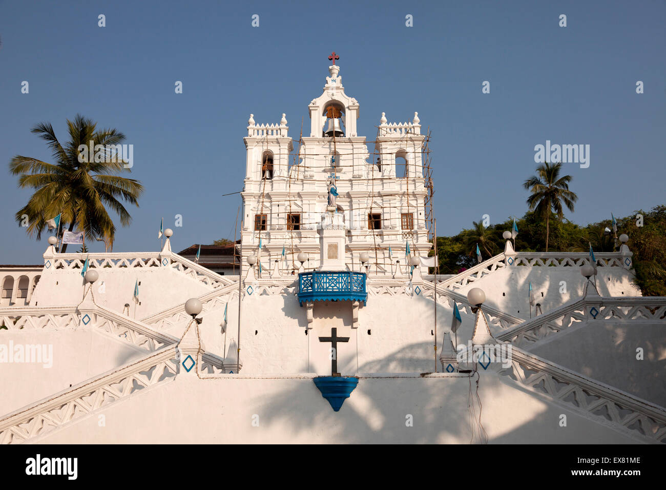 Our Lady of the Immaculate Conception Church in Panaji or Panjim, Goa, India, Asia Stock Photo