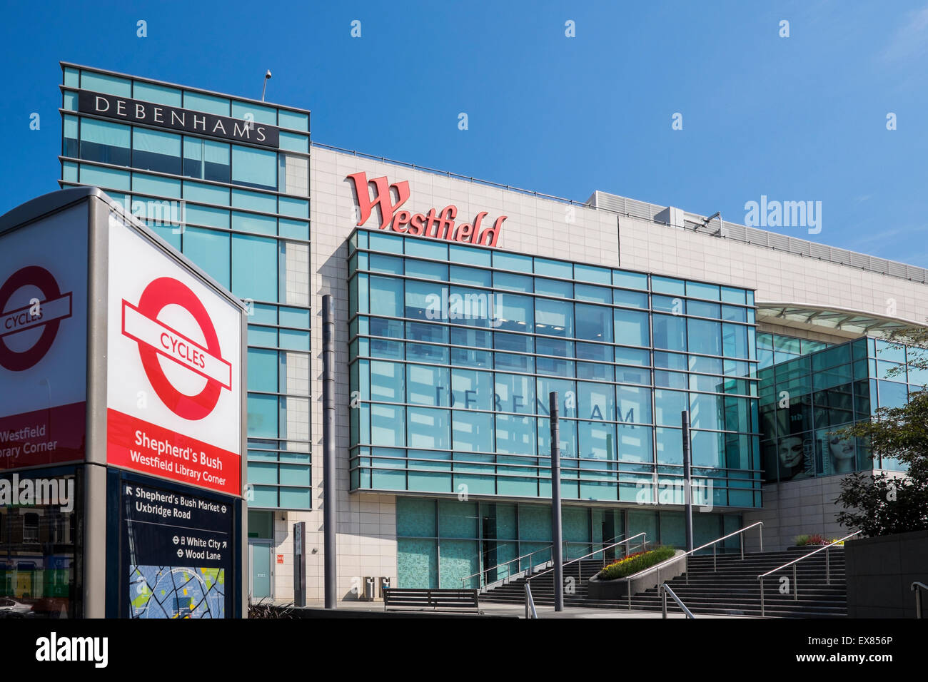 Westfield London shopping centre Shepherd's Bush, London, England, U.K  Stock Photo - Alamy