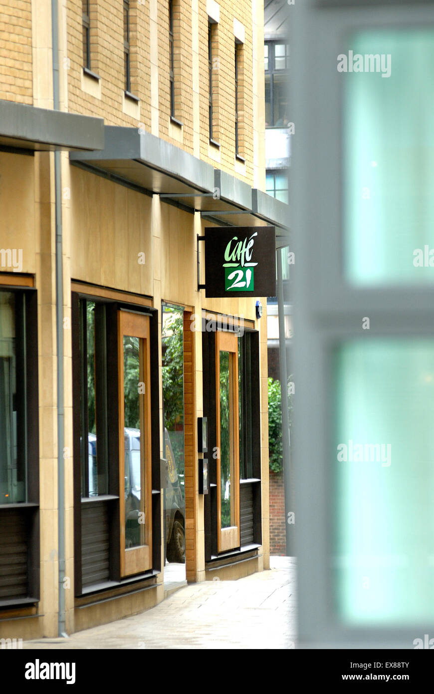 Cafe 21, Newcastle upon Tyne Stock Photo Alamy