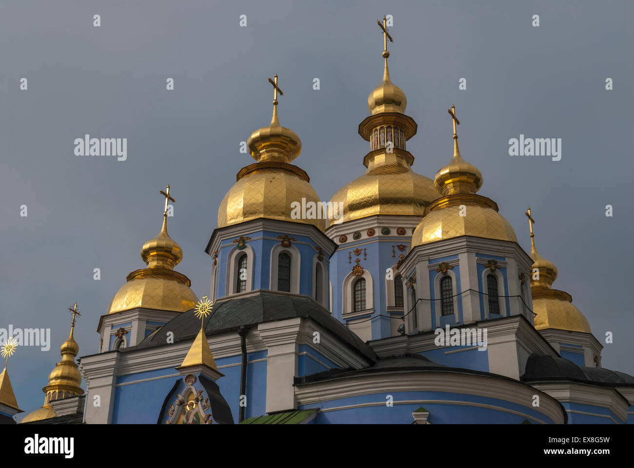 St Michaels gold domed monastery in Kiev, Ukraine Stock Photo