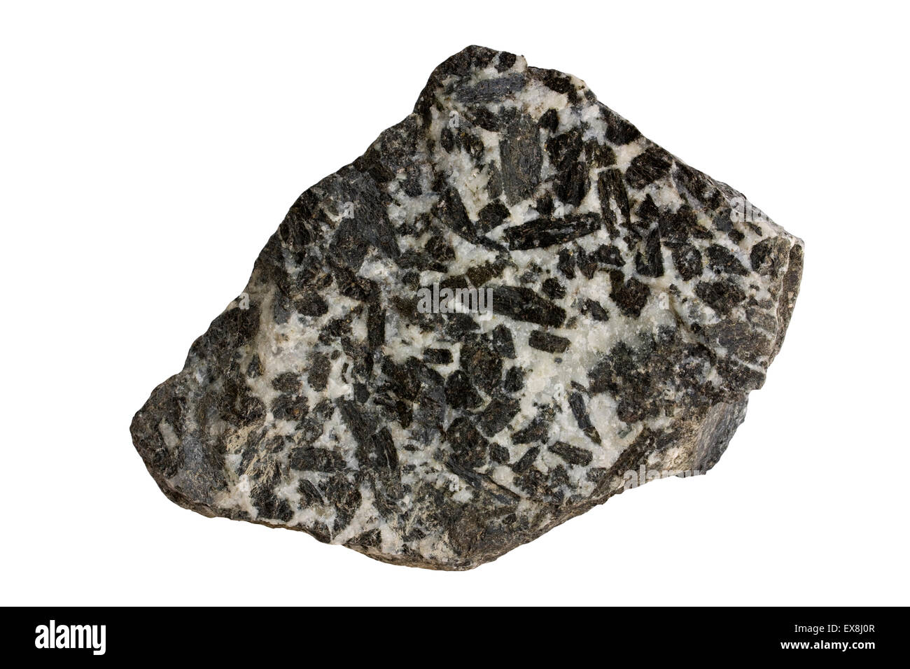 Gabbro (igneous rock) Stock Photo