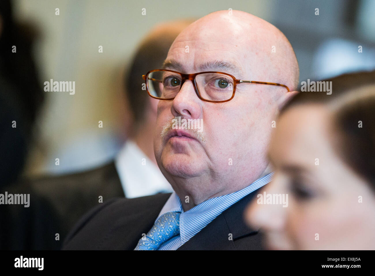 Cologne, Germany. 09th July, 2015. Real estate manager Josef Esch looks