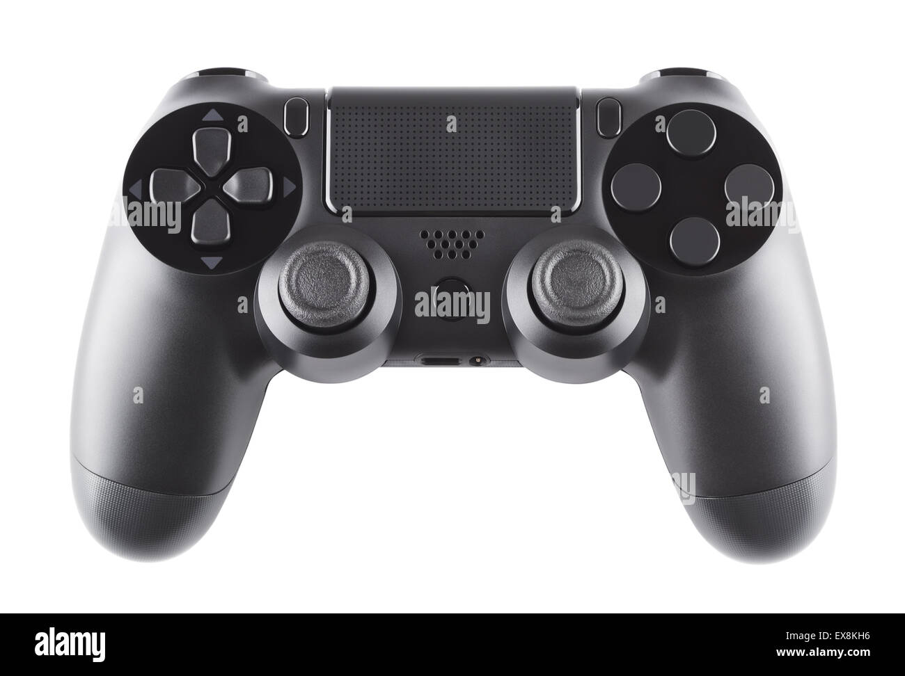 new black gamepad, isolated on white background Stock Photo - Alamy