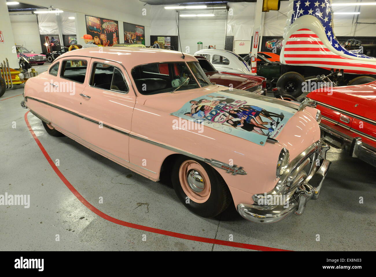 Car props at a museum in America Stock Photo - Alamy