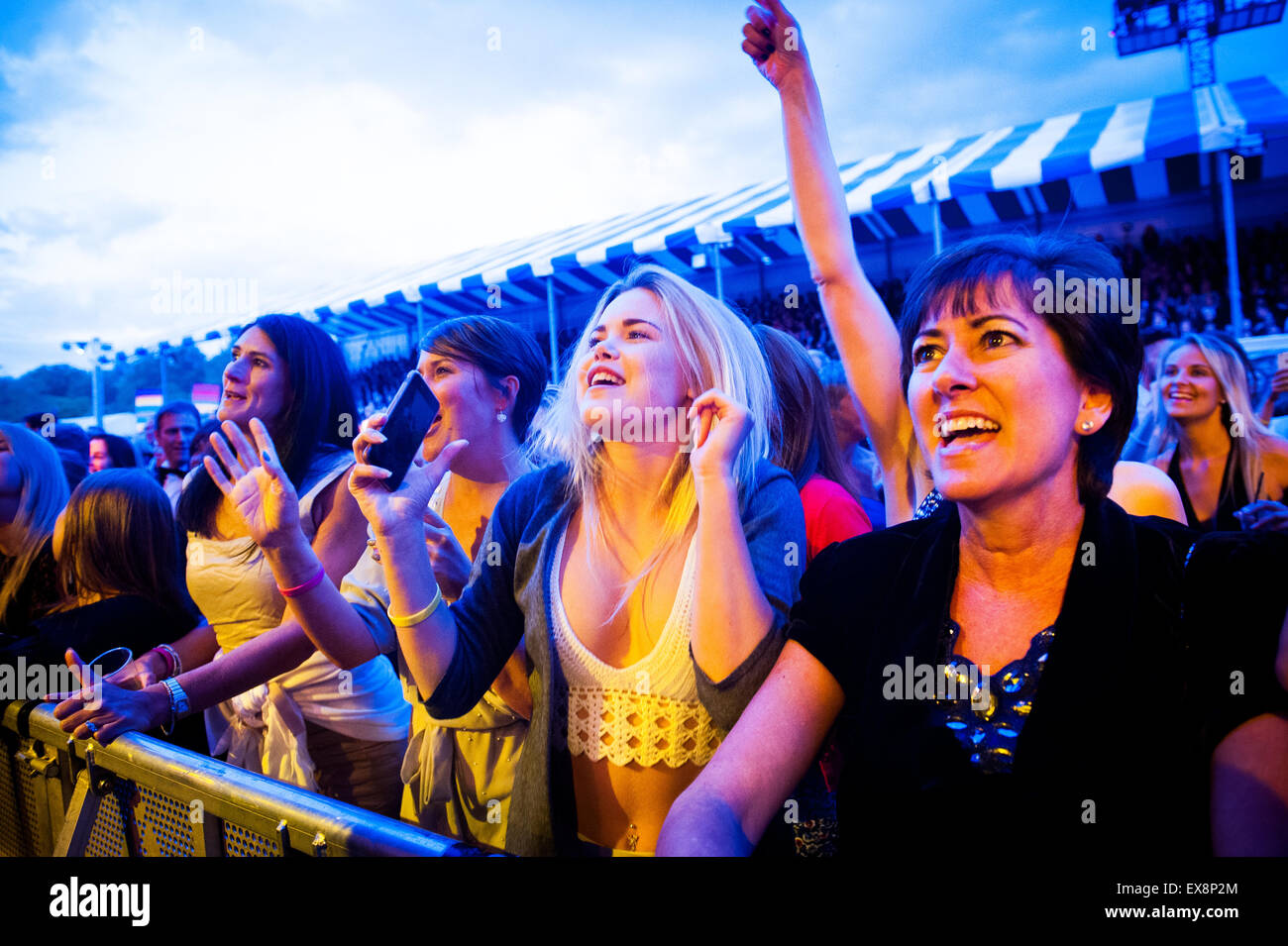 Audience before Jessie J plays at Henley Festival, Henley ,UK Unlike