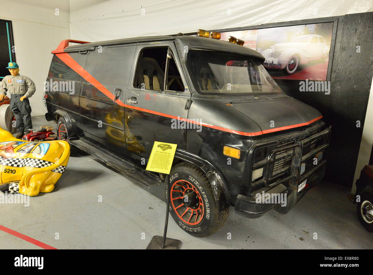The A team stunt van. Stock Photo