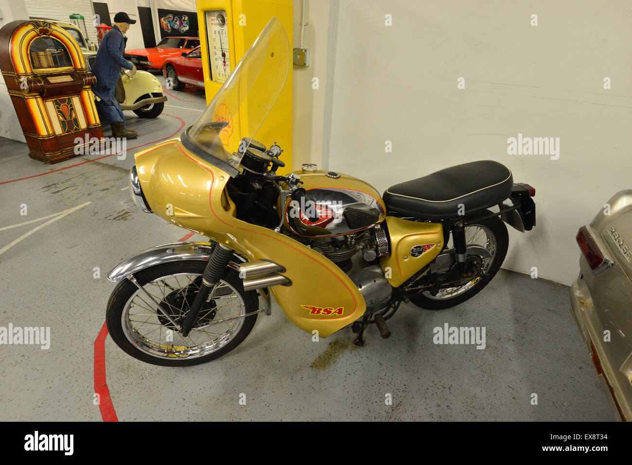 BSA motorcycle from the James Bond film Thunderball Stock Photo Alamy