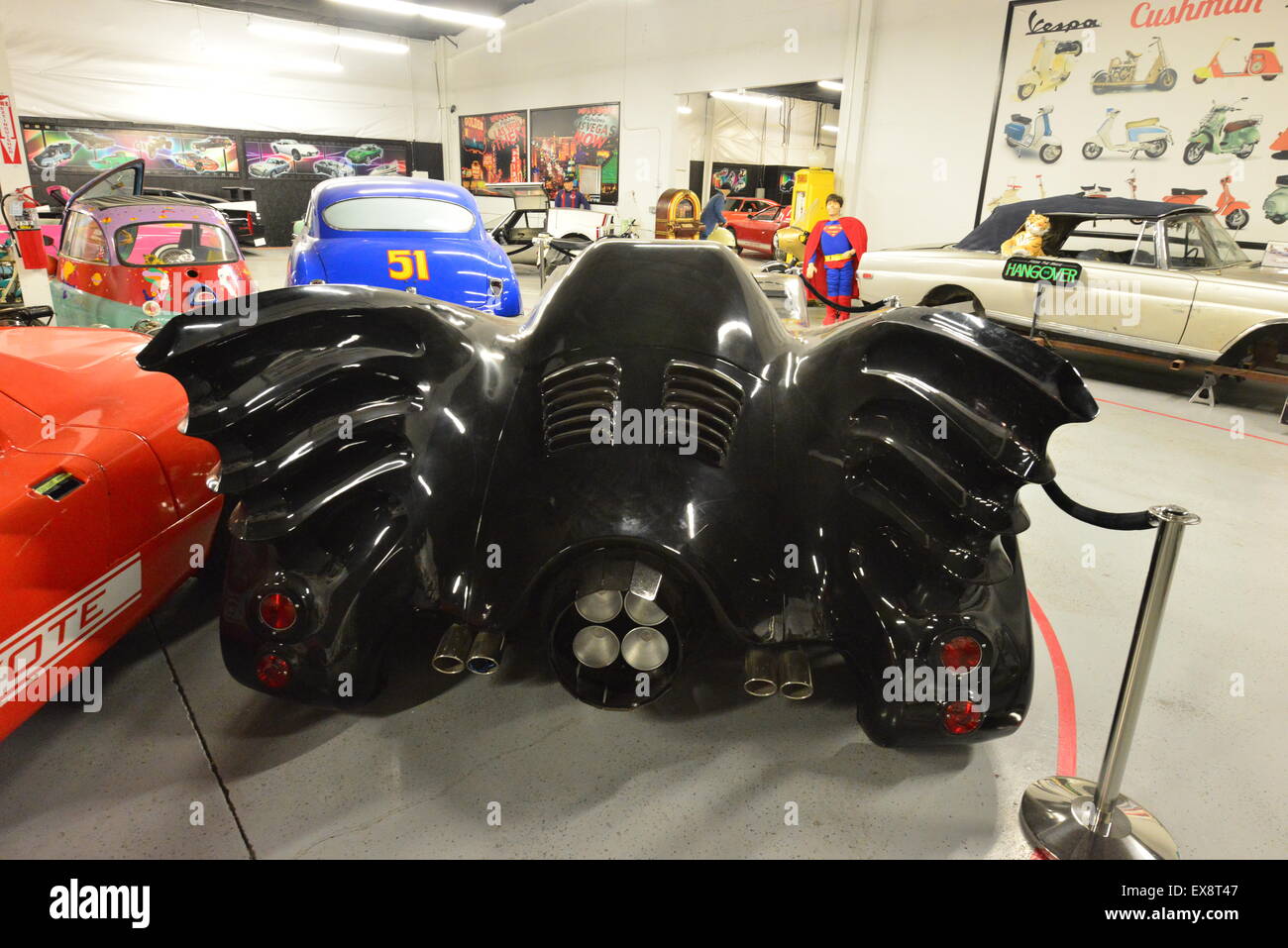 Car props at a museum in America Stock Photo - Alamy
