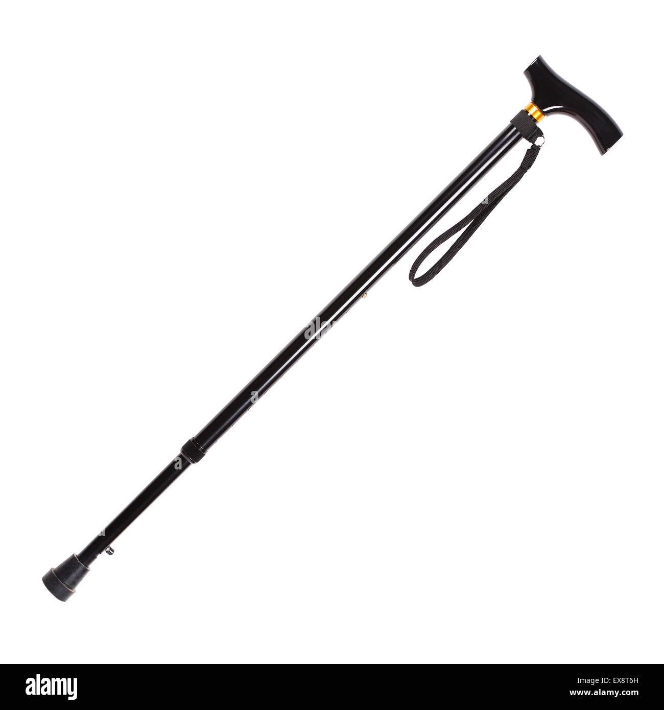 orthopedic walking stick, isolated on white background Stock Photo