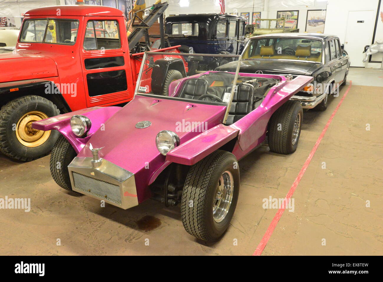 Car props at a museum in America Stock Photo - Alamy