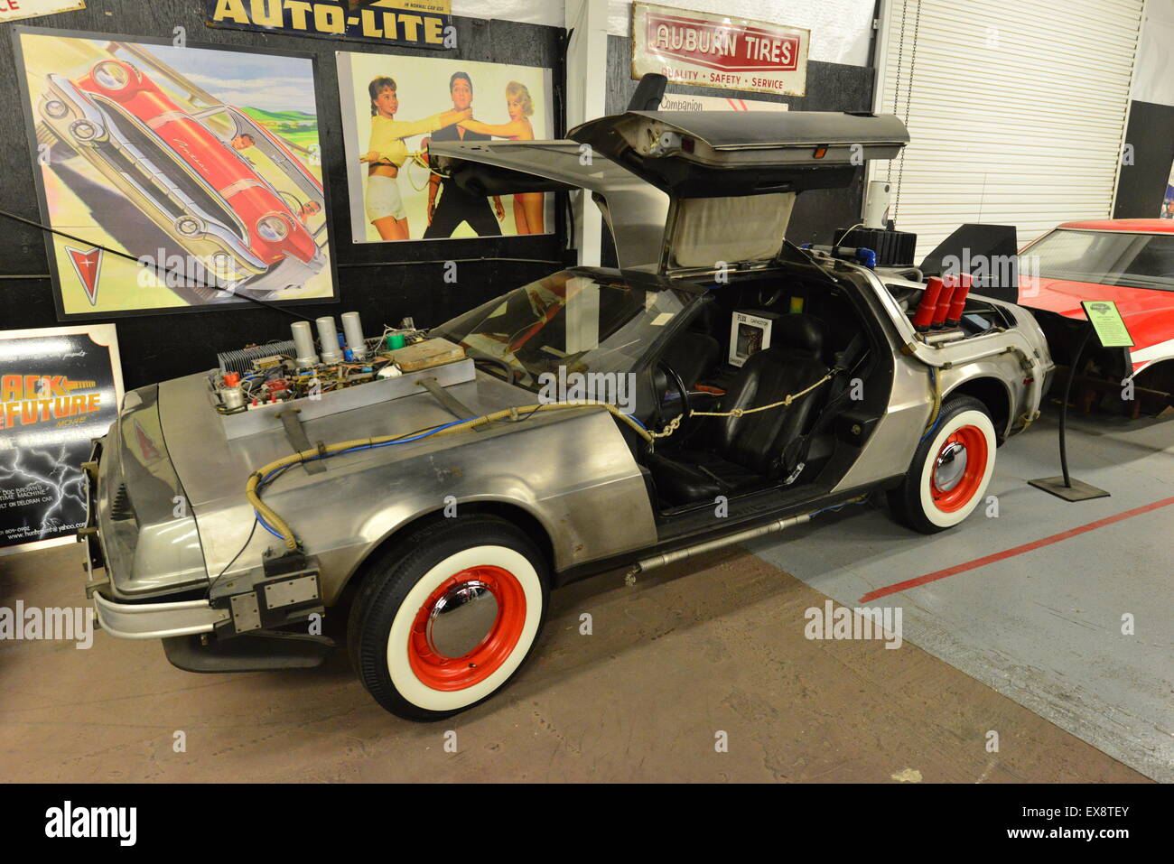 Car props at a museum in America Stock Photo - Alamy