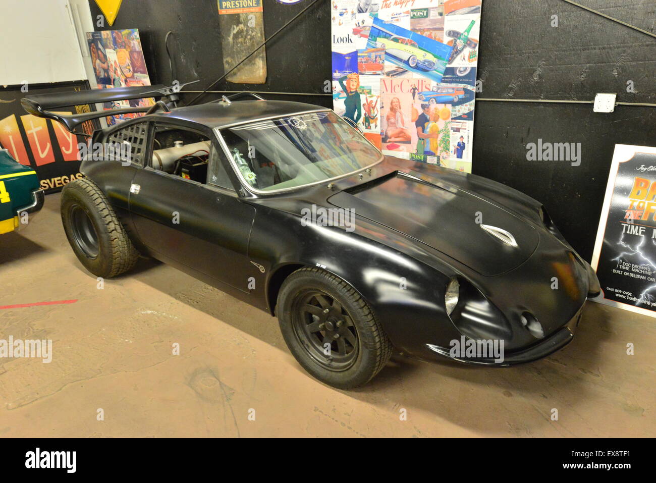 Car props at a museum in America Stock Photo - Alamy